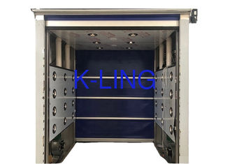 عالية النقاء SS / SUS304 Cargo Air Shower Tunnel Auto Remote Control