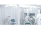 PVC الستار جدار غرفة نظيفة المحمول لغرف العمليات / مختبرات الأسمدة الحيوية