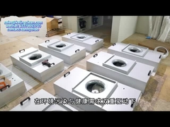 وحدة تصفية المروحة القياسية / المخصصة مع تصفية HEPA من نوع 50W استهلاك الطاقة