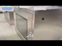 صندوق تمرير الغرفة النظيفة للتعقيم / التطهير مع التعشيق الميكانيكي شنتشن أو ميناء التحميل