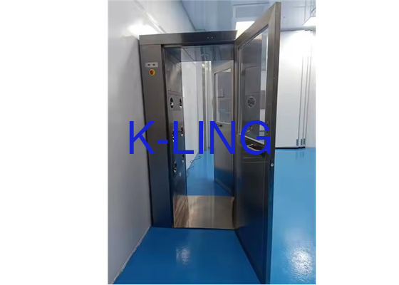 H13/H14 فلتر الهواء التلقائي تنفخ Manul الباب المتحرك دش الهواء 220V / 50Hz