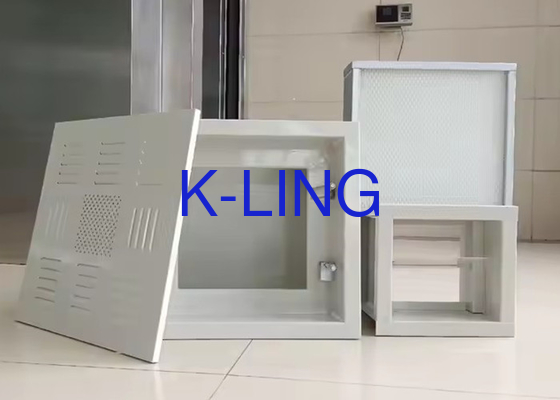 إطار فولاذ مغلف بالمسحوق صندوق فلتر عالي الكفاءة مع استهلاك طاقة منخفض