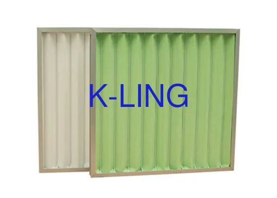 مرشحات الهواء عالية الأداء Merv8 Merv11 Merv13 HVAC Deep Pleated Panel فرن الهواء مرشحات الهواء HVAC لوحدات AC