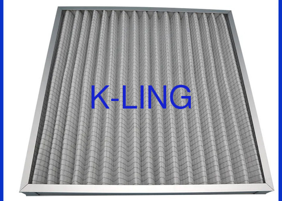 أفران الألواح الأساسية المزدوجة المصفاة المسبقة فلتر هواء HVAC للغرفة النظيفة