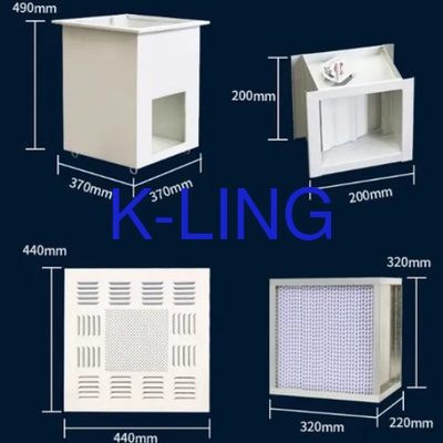 مربع المرشح النهائي الحجم الخارجي 1175x575x350mm للتطبيقات الصناعية