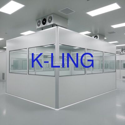 غرف الأبحاث المعيارية المزودة بمرشح HEPA بنسبة 99.99% عند 0.3UM وتصنيف تنقية ISO5/6/7/8 تتميز بإضاءة LED مدمجة