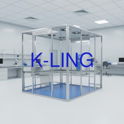 غرف الأبحاث المعيارية المزودة بمرشح HEPA بنسبة 99.99% عند 0.3UM وتصنيف تنقية ISO5/6/7/8 تتميز بإضاءة LED مدمجة