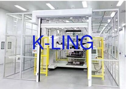 Pharmaceutical Modular Cleanroom Offering Hepa Filter Efficiency 99 Percent at 03um and Epoxy Floor Material for Critical Air Control