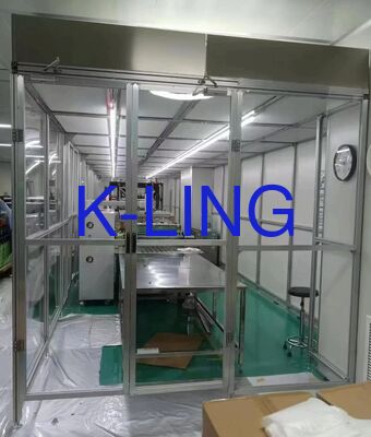غرفة نظيفة وحدات مع 20٪ التفريغ الخارجي التهوية و HEPA/ULPA مرشحات لمعايير ISO من الفئة 5 إلى 8 ISO