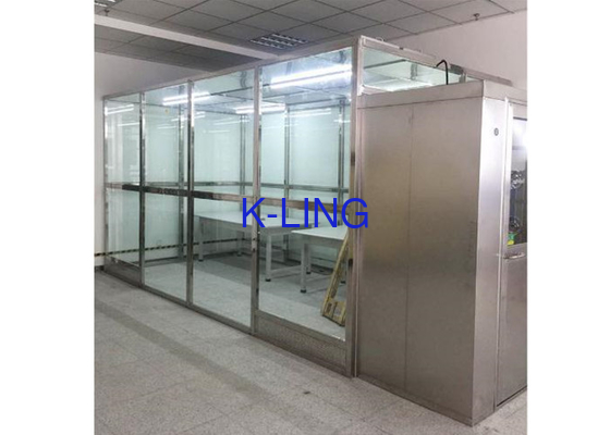 الصيدلة المعيارية الصيام Softwall غرفة نظيفة فئة 100 إلى فئة 100000 SS Square Pipe