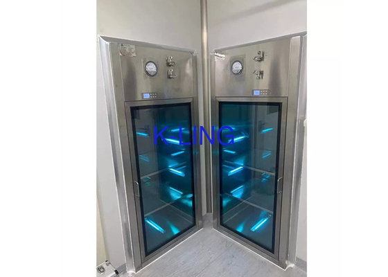 صندوق مرور ديناميكي نظيف عالي الدقة مستقر مع مصباح UV 0.3m / s