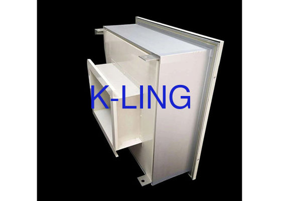 صندوق فلترات HEPA للمكتب يلبي مستوى الضوضاء القياسي ≤ 50dB مع منفذ اختبار DOP