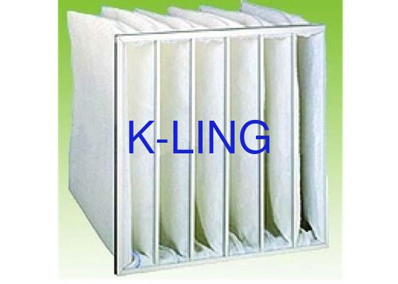 مرشح الهواء الجيبي مع إطار سبائك الألومنيوم للبيئة الرطوبة