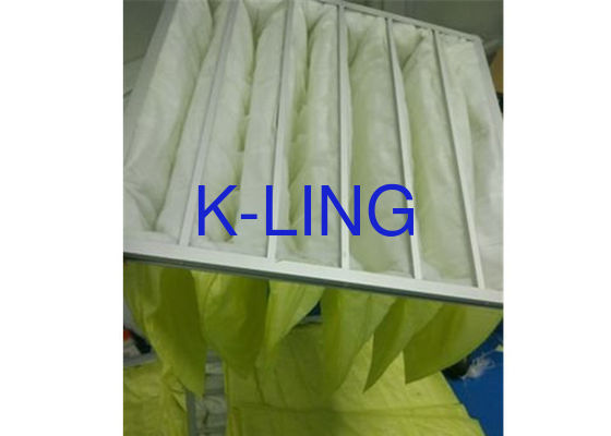 حجم الهواء قابل للتخصيص فلتر حجم الهواء العالي مع الألياف الاصطناعية ألياف الزجاج