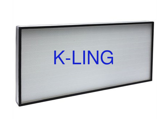 مرشح الألياف الزجاجية من ULPA مع إطار سبيكة الألومنيوم وملصق ذوبان ساخن