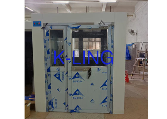 ضوء LED نفق دش هواء مخصص مع نظام إغلاق ومرشح HEPA