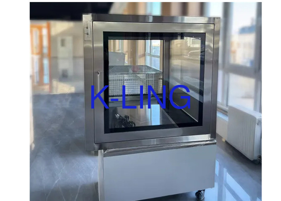 صندوق عبور من الفولاذ المقاوم للصدأ مع قدرة عالية على الحمل حجم مخصص لمصانع الأدوية