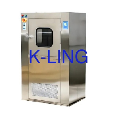 PLC التحكم في مربع مرور دش الهواء في اللون الأبيض حجم مخصص للبيئة الخاضعة للسيطرة