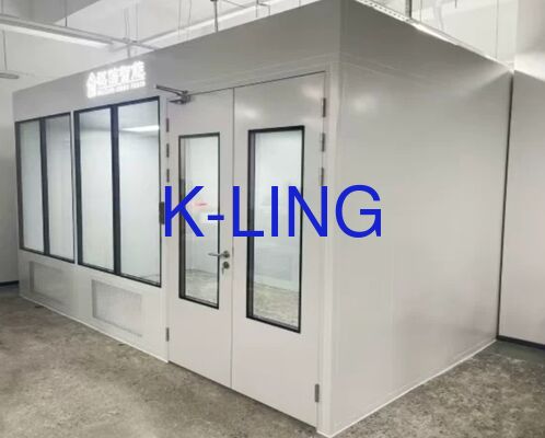 غرفة نظيفة وحدات مع مرشحات HEPA / ULPA ، 350 Lux الإضاءة ، و 50mm سمك للبيئات الخاضعة للرقابة