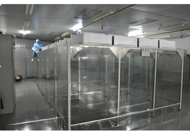 مختبر صناعيّ Softwall غرفة نظيف, pc تحكم صنف 1000 Cleanroom