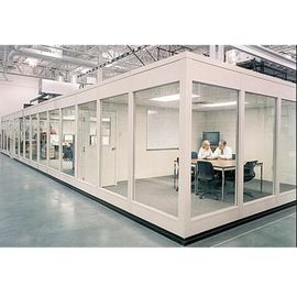 GMP Standard Softwall Clean Room Booth Powder إطار من الصلب المطلي والسقف
