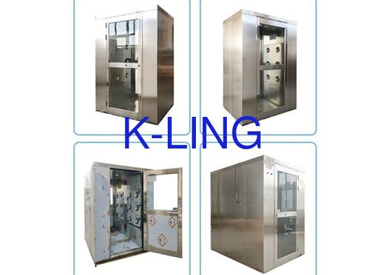 Interlock Double Swing Door SUS201 دش هواء غرفة الأبحاث