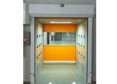 pvc تقدم مصراع باب cleanroom هواء وابل micro-electronics plc نظام مراقبة
