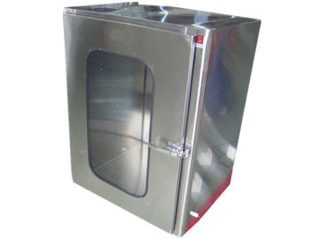 الفولاذ المقاوم للصدأ غرف الأبحاث ممر مربع غرفة نظيفة الكهربائية بين الخزانة 110V / 50HZ