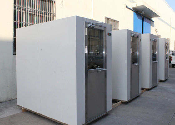 نفق دش الهواء بشهادة CE ISO 1400W × 3000D × 2100H البعد الخارجي