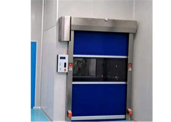 نفق دش هواء غرفة نظيفة للتحكم عن بعد مع باب بكرات PVC سريع السرعة