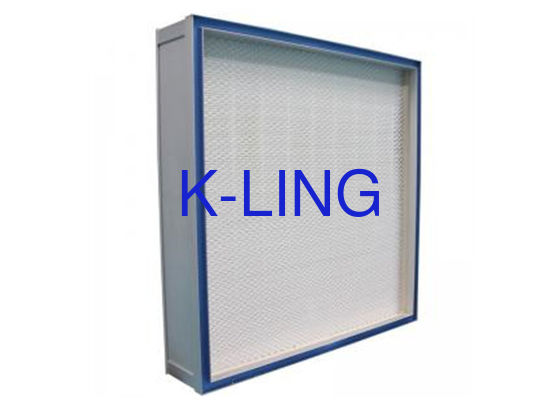 GMP Gel Seal EN 1822 H13 / H14 نظام تصفية HEPA لغرفة نظيفة