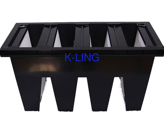 الإطار البلاستيكي V Bank Filter V / W Type Air Purifier F6 F7 F8 F9