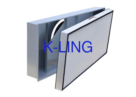 FFU غرفة نظيفة الألياف الزجاجية H12 H13 H14 U15 U16 مطوي HEPA فلتر الهواء / مرشح استبدال FFU